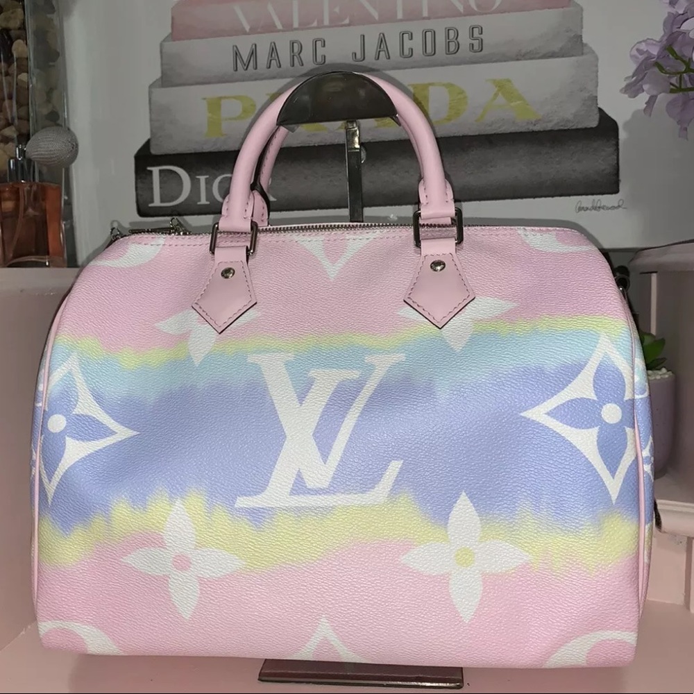 Louis Vuitton ESCALE Speedy Bandouliere Pastel w/Tags Box Receipt!